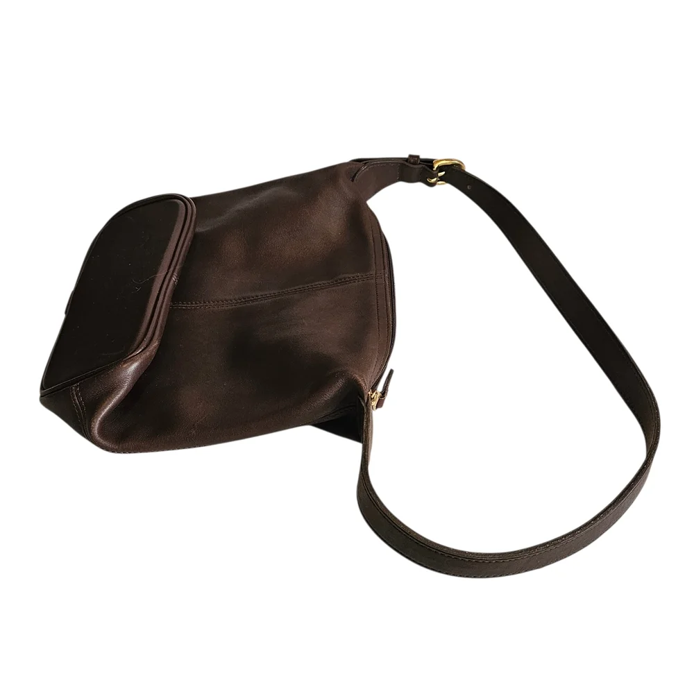 Vintage Coach Soho Leather Bucket Shoulder Bag Brown 4148 Costa Rica - Picture 7 of 14